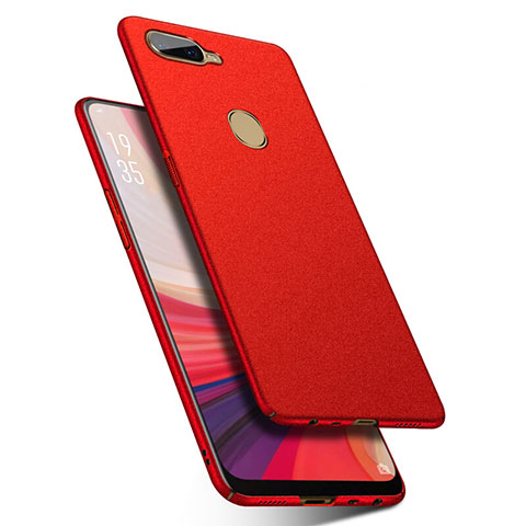 Handyhülle Hülle Kunststoff Schutzhülle Tasche Treibsand für Oppo AX7 Rot