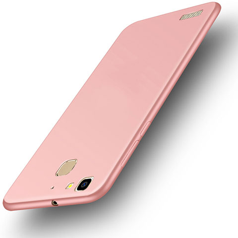 Handyhülle Hülle Kunststoff Tasche Matt M01 für Huawei P8 Lite Smart Rosegold