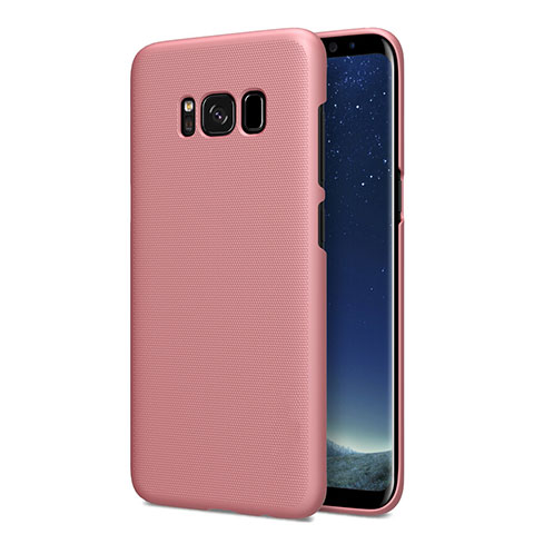 Handyhülle Hülle Kunststoff Tasche Matt P01 für Samsung Galaxy S8 Rosegold