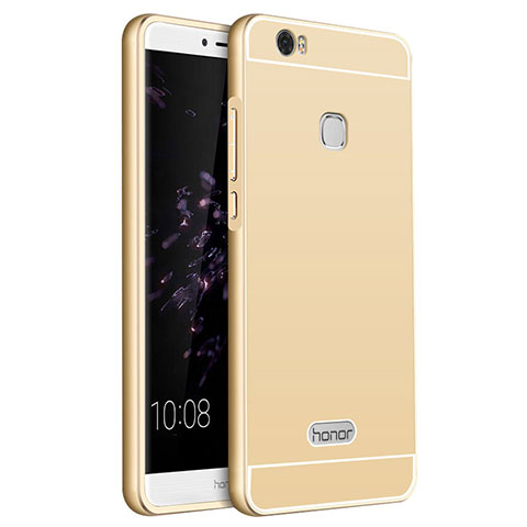 Handyhülle Hülle Luxus Aluminium Metall für Huawei Honor Note 8 Gold