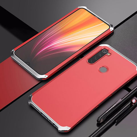 Handyhülle Hülle Luxus Aluminium Metall Tasche für Xiaomi Redmi Note 8 Plusfarbig