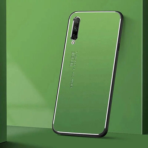 Handyhülle Hülle Luxus Aluminium Metall Tasche M01 für Huawei P Smart Pro (2019) Grün