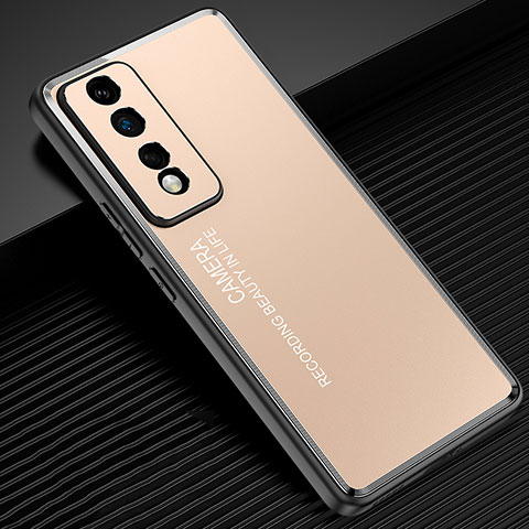 Handyhülle Hülle Luxus Aluminium Metall und Silikon Rahmen Tasche JL2 für Huawei Honor 80 GT 5G Gold