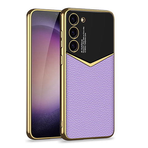 Handyhülle Hülle Luxus Leder Schutzhülle AC4 für Samsung Galaxy S21 Plus 5G Violett