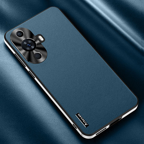 Handyhülle Hülle Luxus Leder Schutzhülle AT2 für Huawei Nova 11 Pro Blau