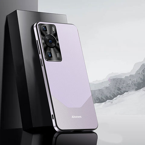 Handyhülle Hülle Luxus Leder Schutzhülle AT3 für Huawei P60 Violett