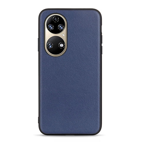 Handyhülle Hülle Luxus Leder Schutzhülle B01H für Huawei P50 Blau