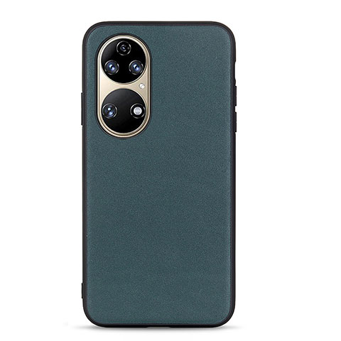 Handyhülle Hülle Luxus Leder Schutzhülle B01H für Huawei P50 Pro Grün