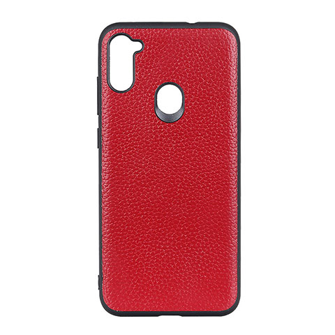 Handyhülle Hülle Luxus Leder Schutzhülle B01H für Samsung Galaxy A11 Rot