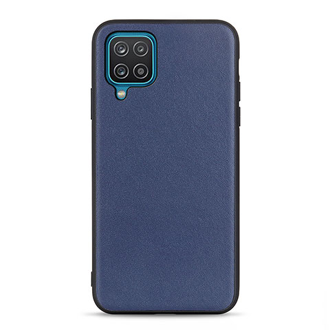 Handyhülle Hülle Luxus Leder Schutzhülle B01H für Samsung Galaxy F12 Blau