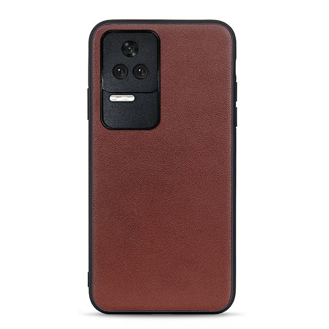 Handyhülle Hülle Luxus Leder Schutzhülle B01H für Xiaomi Redmi K50 5G Braun