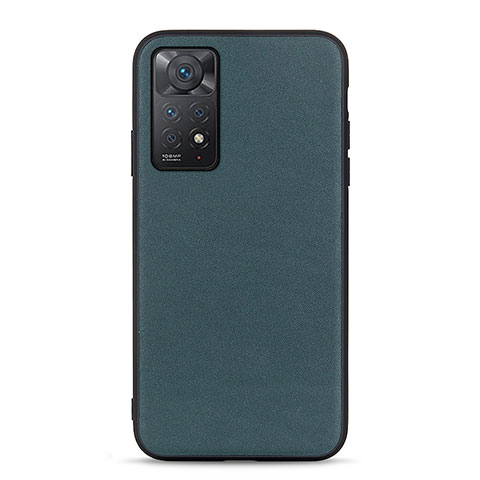 Handyhülle Hülle Luxus Leder Schutzhülle B01H für Xiaomi Redmi Note 11 Pro 4G Grün