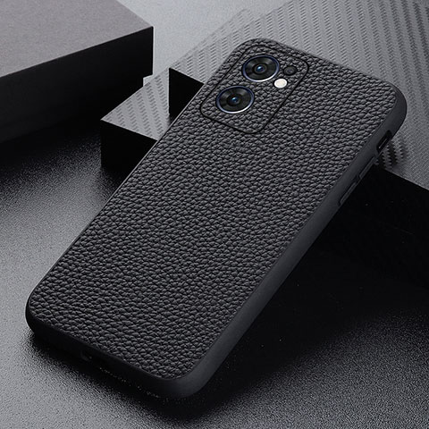 Handyhülle Hülle Luxus Leder Schutzhülle B02H für OnePlus Nord CE 2 5G Schwarz