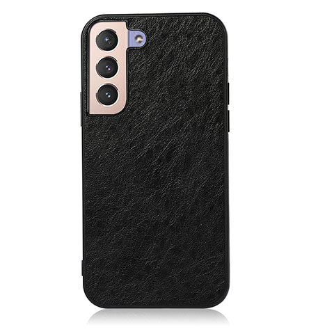 Handyhülle Hülle Luxus Leder Schutzhülle B02H für Samsung Galaxy S22 5G Schwarz