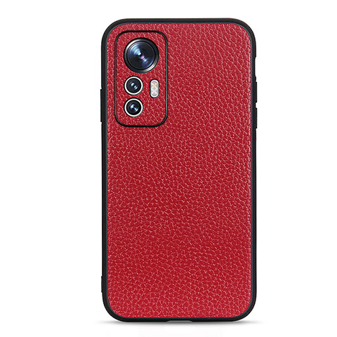 Handyhülle Hülle Luxus Leder Schutzhülle B02H für Xiaomi Mi 12 Pro 5G Rot