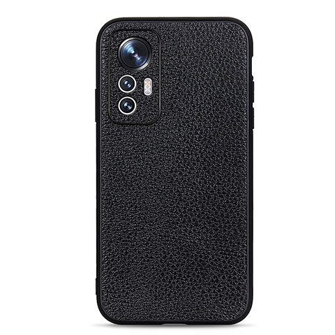 Handyhülle Hülle Luxus Leder Schutzhülle B02H für Xiaomi Mi 12 Pro 5G Schwarz