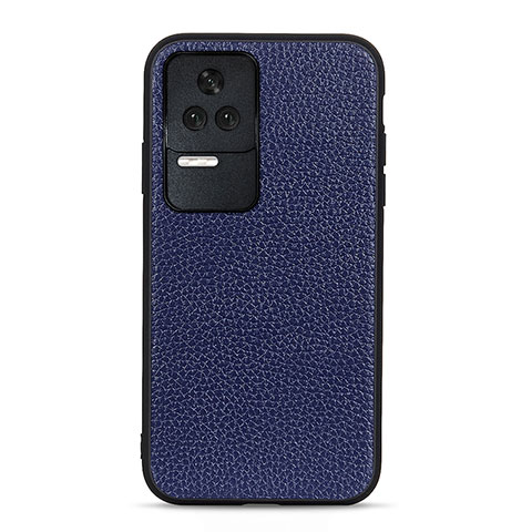 Handyhülle Hülle Luxus Leder Schutzhülle B02H für Xiaomi Redmi K50 5G Blau