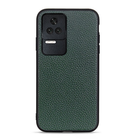 Handyhülle Hülle Luxus Leder Schutzhülle B02H für Xiaomi Redmi K50 5G Grün