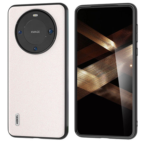 Handyhülle Hülle Luxus Leder Schutzhülle B03H für Huawei Mate 60 Pro Kahki