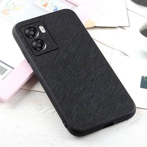 Handyhülle Hülle Luxus Leder Schutzhülle B03H für Realme Q5i 5G Schwarz