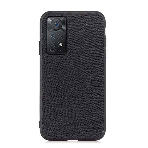 Handyhülle Hülle Luxus Leder Schutzhülle B03H für Xiaomi Redmi Note 11 Pro 5G Schwarz