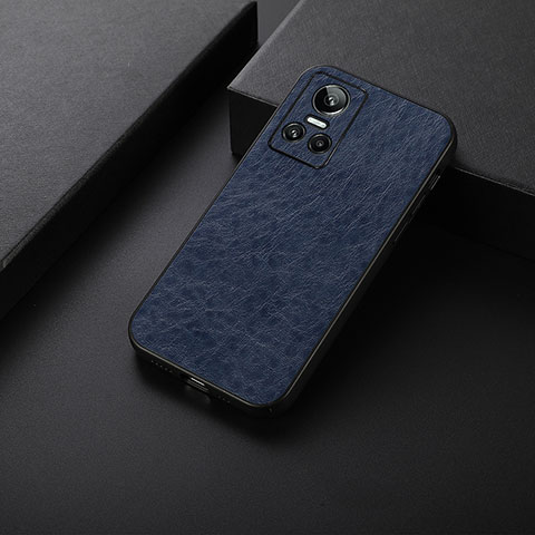 Handyhülle Hülle Luxus Leder Schutzhülle B05H für Realme GT Neo3 5G Blau