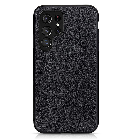 Handyhülle Hülle Luxus Leder Schutzhülle B05H für Samsung Galaxy S21 Ultra 5G Schwarz