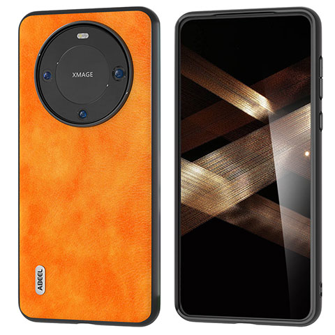 Handyhülle Hülle Luxus Leder Schutzhülle B06H für Huawei Mate 60 Orange