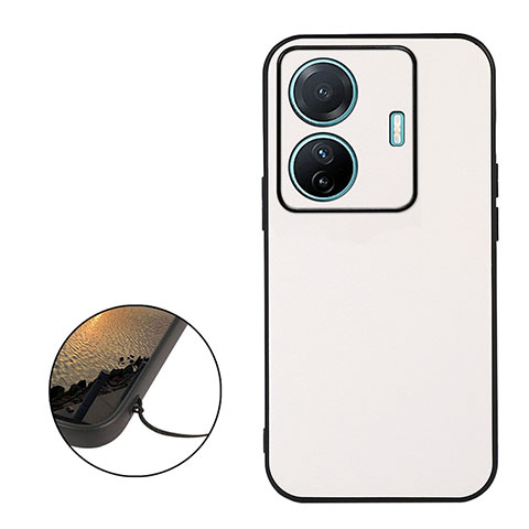 Handyhülle Hülle Luxus Leder Schutzhülle B06H für Vivo iQOO Z6 Pro 5G Weiß