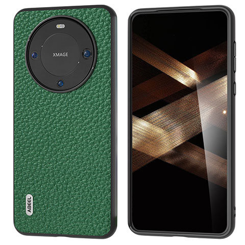 Handyhülle Hülle Luxus Leder Schutzhülle B07H für Huawei Mate 60 Pro+ Plus Grün