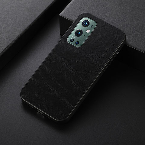 Handyhülle Hülle Luxus Leder Schutzhülle B07H für OnePlus 9 Pro 5G Schwarz