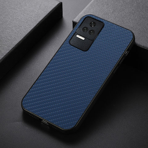 Handyhülle Hülle Luxus Leder Schutzhülle B07H für Xiaomi Poco F4 5G Blau