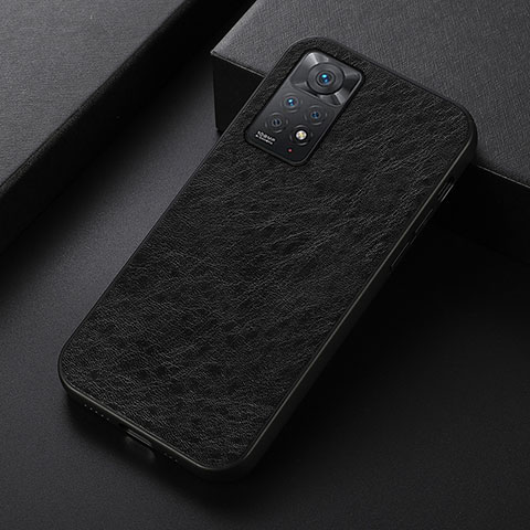 Handyhülle Hülle Luxus Leder Schutzhülle B07H für Xiaomi Redmi Note 12 Pro 4G Schwarz