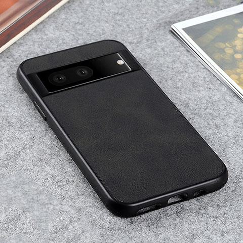 Handyhülle Hülle Luxus Leder Schutzhülle B08H für Google Pixel 7 5G Schwarz