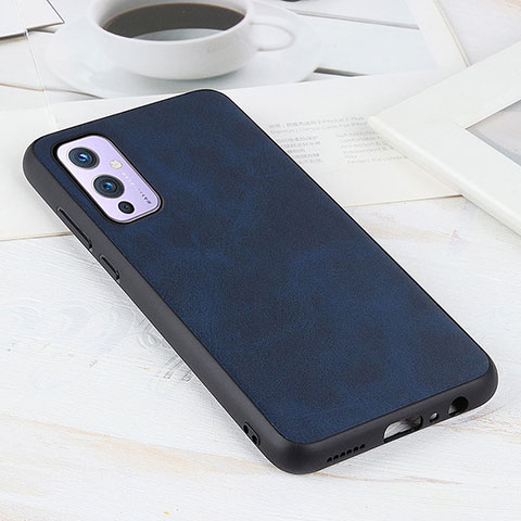 Handyhülle Hülle Luxus Leder Schutzhülle B08H für OnePlus 9 5G Blau