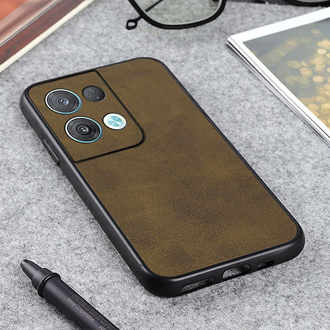 Handyhülle Hülle Luxus Leder Schutzhülle B08H für Oppo Reno8 Pro 5G Grün