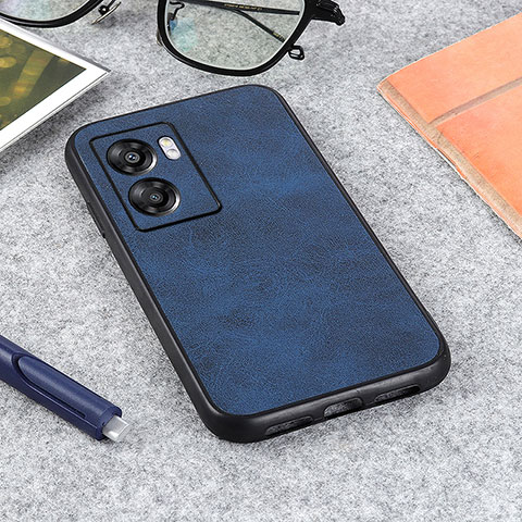 Handyhülle Hülle Luxus Leder Schutzhülle B08H für Realme Q5i 5G Blau