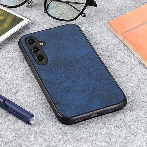 Handyhülle Hülle Luxus Leder Schutzhülle B08H für Samsung Galaxy M44 5G Blau