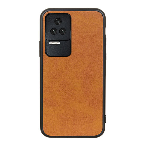 Handyhülle Hülle Luxus Leder Schutzhülle B08H für Xiaomi Redmi K40S 5G Braun