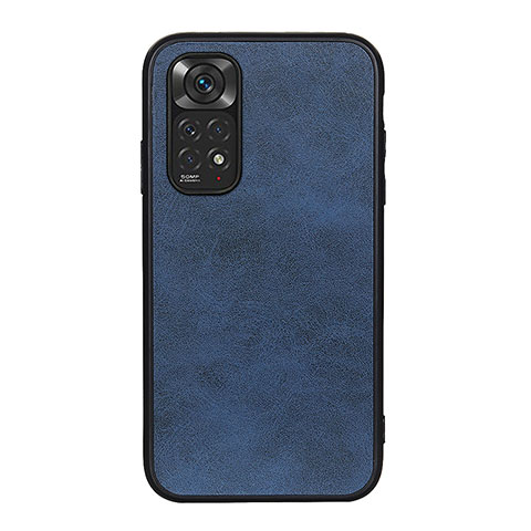 Handyhülle Hülle Luxus Leder Schutzhülle B08H für Xiaomi Redmi Note 11 4G (2022) Blau