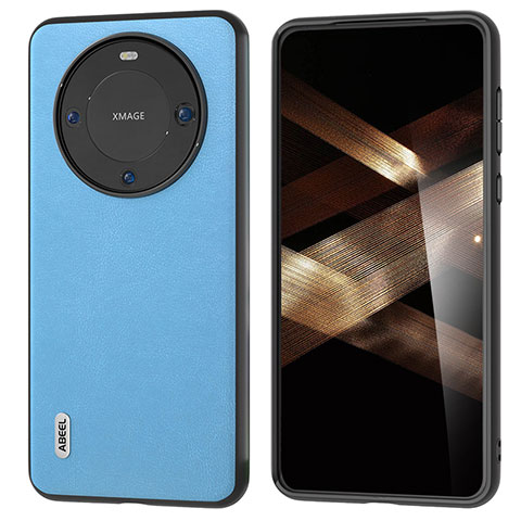 Handyhülle Hülle Luxus Leder Schutzhülle BH1 für Huawei Mate 60 Pro Blau