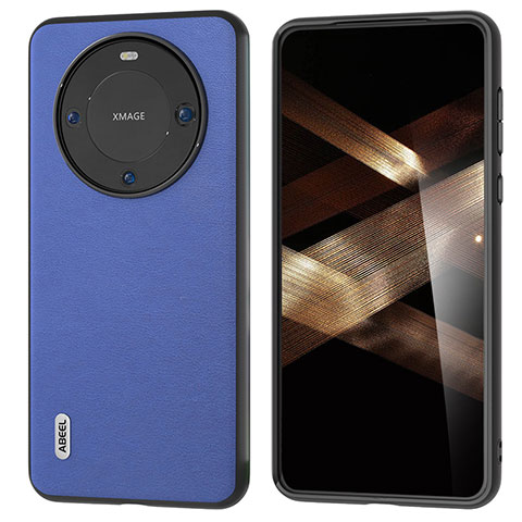 Handyhülle Hülle Luxus Leder Schutzhülle BH1 für Huawei Mate 60 Pro Königs Blau