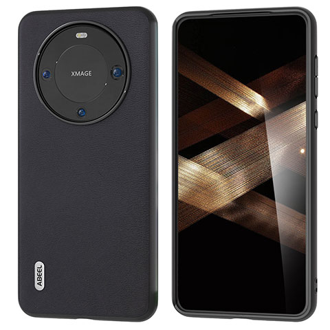 Handyhülle Hülle Luxus Leder Schutzhülle BH1 für Huawei Mate 60 Pro+ Plus Schwarz