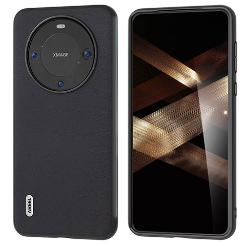 Handyhülle Hülle Luxus Leder Schutzhülle BH1 für Huawei Mate 60 Pro Schwarz