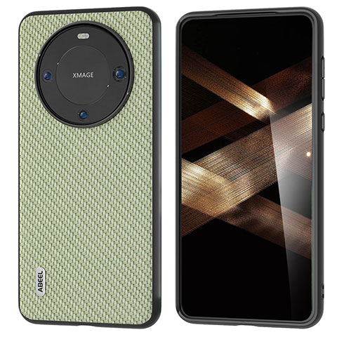 Handyhülle Hülle Luxus Leder Schutzhülle BH3 für Huawei Mate 60 Pro+ Plus Grün