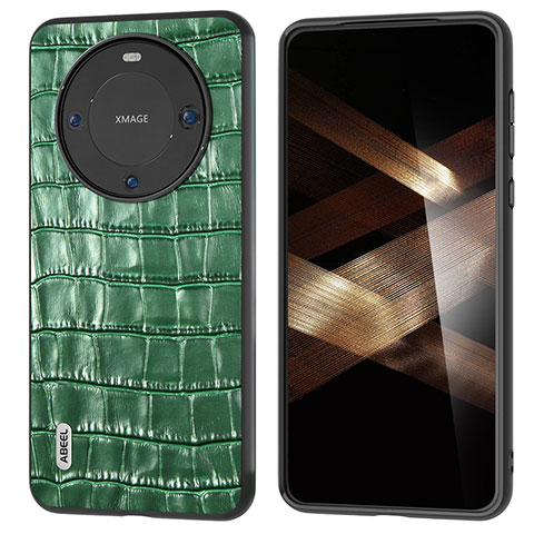 Handyhülle Hülle Luxus Leder Schutzhülle BH4 für Huawei Mate 60 Grün