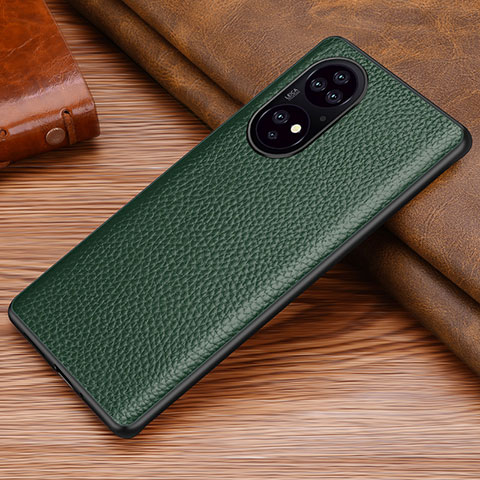 Handyhülle Hülle Luxus Leder Schutzhülle DL1 für Huawei P50 Pro Grün