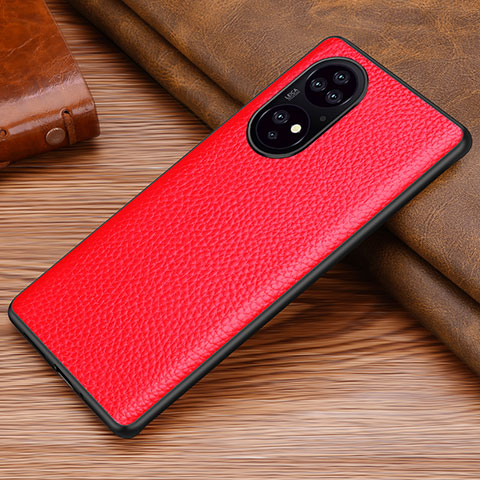 Handyhülle Hülle Luxus Leder Schutzhülle DL1 für Huawei P50e Rot