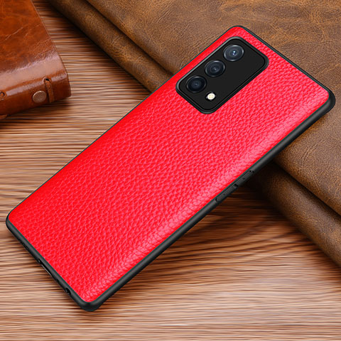 Handyhülle Hülle Luxus Leder Schutzhülle DL1 für Oppo K9 5G Rot