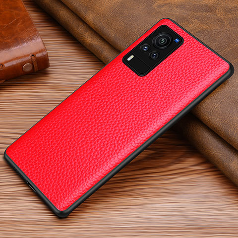 Handyhülle Hülle Luxus Leder Schutzhülle DL1 für Vivo X60 Pro 5G Rot